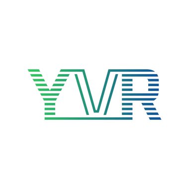 Modern YVR Logo Tasarımı. Harf YVR İşletme Kimliği Minimalist, Profesyonel ve Çok Yönlü Markalaştırma Simgesi