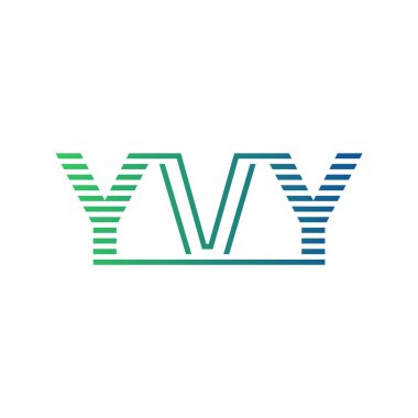 Modern YVY Logo Tasarımı. YVY Minimalist, Profesyonel ve İşletme Kimliği İçin Çok Yönlü Markalaştırma Simgesi