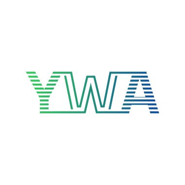 Modern YWA Logo Tasarımı. YWA 'nın Minimalist, Profesyonel ve Çok Yönlü İşletme Kimliği Simgesi