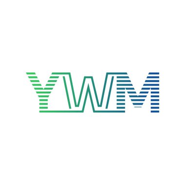 Modern YWM Logo Tasarımı. YWM Minimalist, Profesyonel ve Çok Yönlü İşletme Kimliği Simgesi