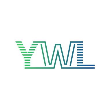 Modern YWL Logo Tasarımı. YWL Minimalist, Profesyonel ve Çok Yönlü İşletme Kimliği Simgesi