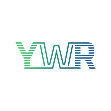 Modern YWR Logo Tasarımı. YWR Mektubu İş Kimliği Minimalist, Profesyonel ve Çok Yönlü Markalaştırma Simgesi