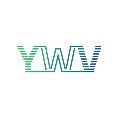 Modern YWV Logo Tasarımı. YWV 'nin Minimalist, Profesyonel ve Çok Yönlü İşletme Kimliği Simgesi