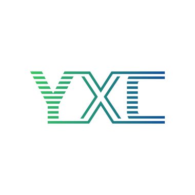 Modern YXC Logo Tasarımı. Harf YXC İş Kimliği Minimalist, Profesyonel ve Çok Yönlü Markalaştırma Simgesi