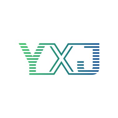 Modern YXJ Logo Tasarımı. Harf YXJ Minimalist, Profesyonel ve İş Kimliği için Çok Yönlü Markalaştırma Simgesi
