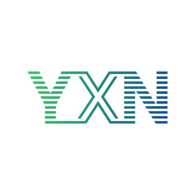 Modern YXN Logo Tasarımı. YXN Minimalist, Profesyonel ve İşletme Kimliği İçin Çok Yönlü Markalaştırma Simgesi