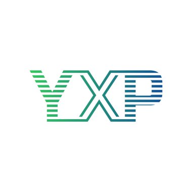 Modern YXP Logo Tasarımı. Harf YXP İş Kimliği Minimalist, Profesyonel ve Çok Yönlü Markalaştırma Simgesi