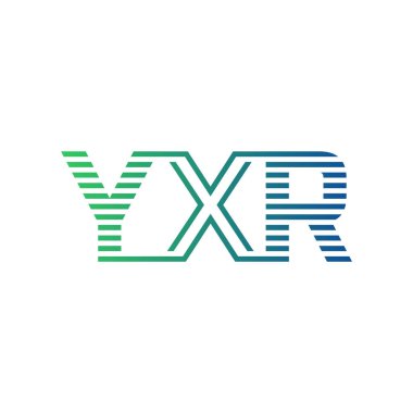 Modern YXR Logo Tasarımı. Harf YXR İş Kimliği Minimalist, Profesyonel ve Çok Yönlü Markalaştırma Simgesi