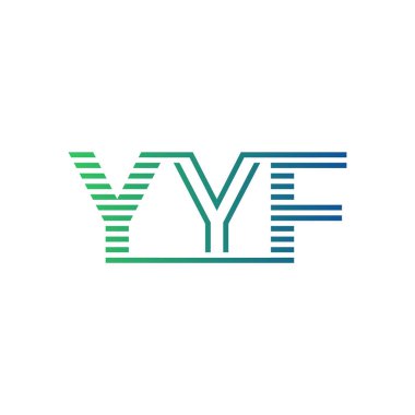 Modern YYF Logo Tasarımı. YYF Minimalist, Profesyonel ve Çok Yönlü İşletme Kimliği Simgesi