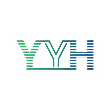 Modern YYH Logo Tasarımı. YYH Minimalist, Profesyonel ve Çok Yönlü İşletme Kimliği Simgesi