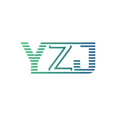 Modern YZJ Logo Tasarımı. YZJ Mektubu Minimalist, Profesyonel ve İşletme Kimliği İçin Çok Yönlü Marka Simgesi