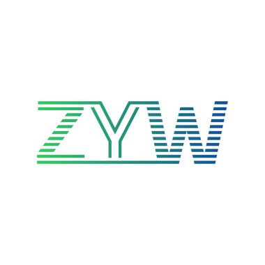 Modern ZYW Logo Tasarımı. ZYW Minimalist, Profesyonel ve Çok Yönlü İşletme Kimliği Simgesi