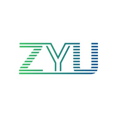 Modern Zyu Logo Tasarımı. ZYU Minimalist, Profesyonel ve Çok Yönlü İşletme Kimliği Simgesi