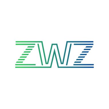 Modern ZWZ Logo Tasarımı. İş Kimliği için ZWZ Minimalist, Profesyonel ve Çok Yönlü Markalaştırma Simgesi