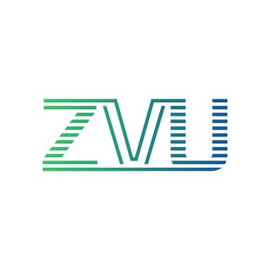 Modern ZVU Logo Tasarımı. ZVU Minimalist, Profesyonel ve Çok Yönlü İşletme Kimliği Simgesi