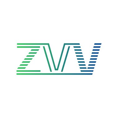 Modern ZVV Logo Tasarımı. ZVV Harfi İş Kimliği Minimalist, Profesyonel ve Çok Yönlü Markalaştırma Simgesi