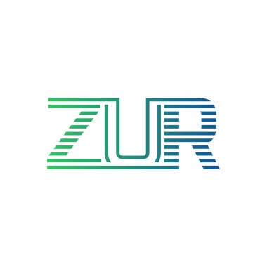 Modern ZUR Logo Tasarımı. İş Kimliği için ZUR Minimalist, Profesyonel ve Çok Yönlü Markalaştırma Simgesi