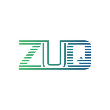 Modern ZUQ Logo Tasarımı. İş Kimliği için ZUQ Minimalist, Profesyonel ve Çok Yönlü Markalaştırma Simgesi