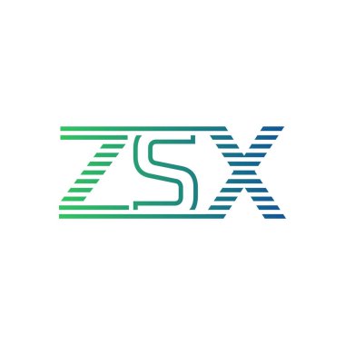 Modern ZSX Logo Tasarımı. İş Kimliği için ZSX Minimalist, Profesyonel ve Çok Yönlü Markalaştırma Simgesi