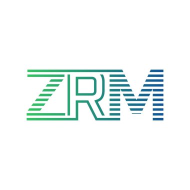 Modern ZRM Logo Tasarımı. ZRM Minimalist, Profesyonel ve Çok Yönlü İşletme Kimliği Simgesi
