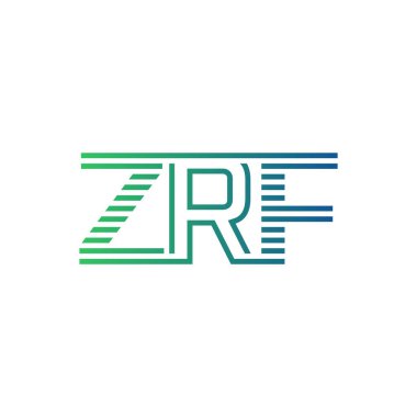 Modern ZRF Logo Tasarımı. ZRF Minimalist, Profesyonel ve Çok Yönlü İşletme Kimliği Simgesi