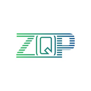 Modern ZQP Logo Tasarımı. İş Kimliği için ZQP Minimalist, Profesyonel ve Çok Yönlü Markalaştırma Simgesi