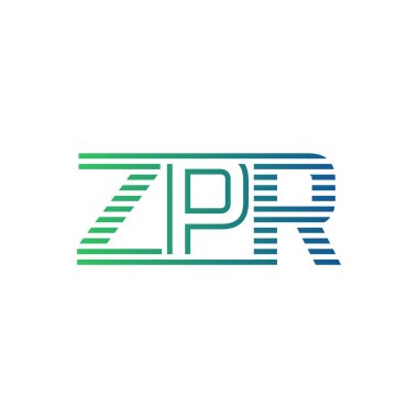 Modern ZPR Logo Tasarımı. İş Kimliği için ZPR Minimalist, Profesyonel ve Çok Yönlü Markalaştırma Simgesi