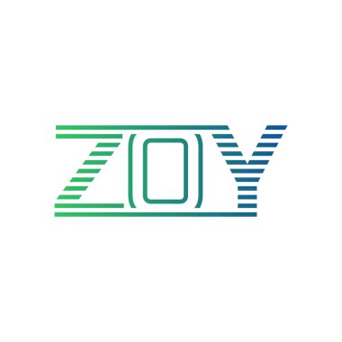 Modern ZOY Logo Tasarımı. ZOY Minimalist, Profesyonel ve Çok Yönlü İşletme Kimliği Simgesi