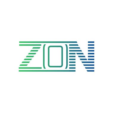 Modern ZON Logo Tasarımı. İş Kimliği için ZON Minimalist, Profesyonel ve Çok Yönlü Markalaştırma Simgesi