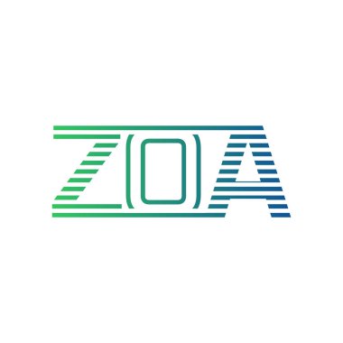 Modern Hayvanat Bahçesi Logo Tasarımı. ZOA 'nın Minimalist, Profesyonel ve Çok Yönlü İşletme Kimliği Simgesi