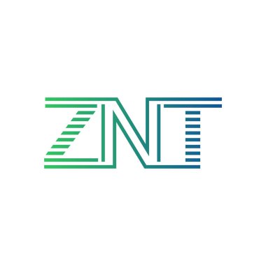 Modern ZNT Logo Tasarımı. İş Kimliği için ZNT Minimalist, Profesyonel ve Çok Yönlü Markalaştırma Simgesi
