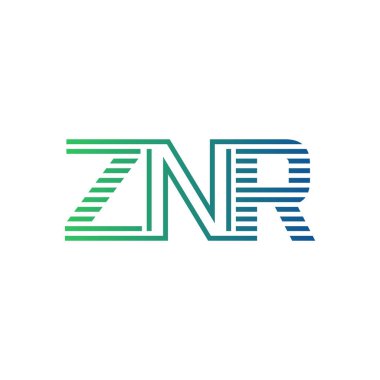 Modern ZNR Logo Tasarımı. ZNR Harfi Minimalist, Profesyonel ve İşletme Kimliği İçin Çok Yönlü Markalaşma Simgesi