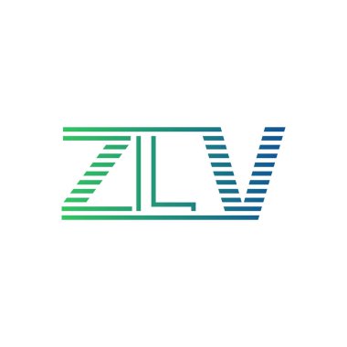 Modern ZLV Logo Tasarımı. ZLV Harfi Minimalist, Profesyonel ve İşletme Kimliği İçin Çok Yönlü Markalaşma Simgesi