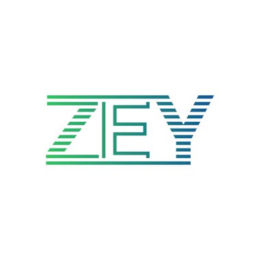Modern ZEY Logo Tasarımı. İş Kimliği için ZEY Mektubu Minimalist, Profesyonel ve Çok Yönlü Markalaştırma Simgesi