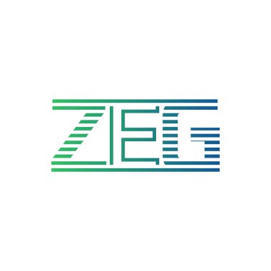 Modern ZEG Logo Tasarımı. ZEG Harfi Minimalist, Profesyonel ve İşletme Kimliği İçin Çok Yönlü Markalaşma Simgesi