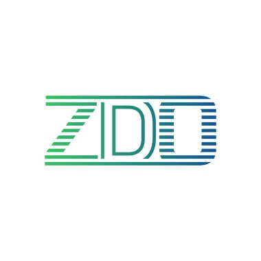 Modern ZDO Logo Tasarımı. İş Kimliği için ZDO Minimalist, Profesyonel ve Çok Yönlü Markalaştırma Simgesi