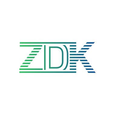 Modern ZDK Logo Tasarımı. ZDK Minimalist, Profesyonel ve Çok Yönlü İşletme Kimliği Simgesi