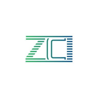 Modern ZCI Logo Tasarımı. İş Kimliği için ZCI Minimalist, Profesyonel ve Çok Yönlü Markalaştırma Simgesi