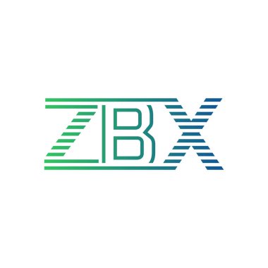 Modern ZBX Logo Tasarımı. İş Kimliği için ZBX Minimalist, Profesyonel ve Çok Yönlü Markalaştırma Simgesi