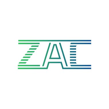 Modern ZAC Logo Tasarımı. ZAC Harfi İş Kimliği Minimalist, Profesyonel ve Çok Yönlü Markalaştırma Simgesi