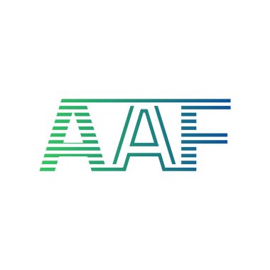Modern AAF Logo Tasarımı. İş Kimliği için AAF Minimalist, Profesyonel ve Çok Yönlü Markalaştırma Simgesi