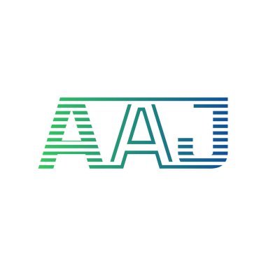 Modern AAJ Logo Tasarımı. Harf AAJ İş Kimliği Minimalist, Profesyonel ve Çok Yönlü Markalaştırma Simgesi