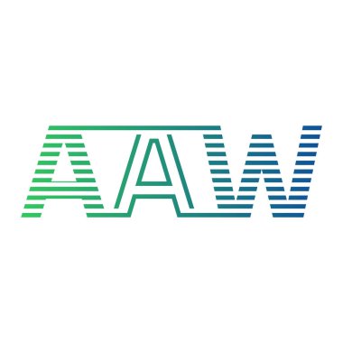 Modern AAW Logo Tasarımı. AAW Minimalist, Profesyonel ve Çok Yönlü İşletme Kimliği Simgesi