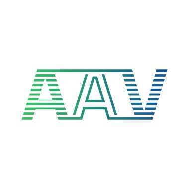 Modern AAV Logo Tasarımı. İş Kimliği için AAV Minimalist, Profesyonel ve Çok Yönlü Markalaştırma Simgesi