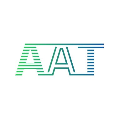 Modern AAT Logo Tasarımı. İş Kimliği için AAT Minimalist, Profesyonel ve Çok Yönlü Markalaştırma Simgesi