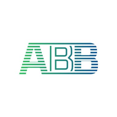 Modern ABB Logo Tasarımı. ABB Minimalist, Profesyonel ve İş Kimliği için Çok Yönlü Markalaştırma Simgesi
