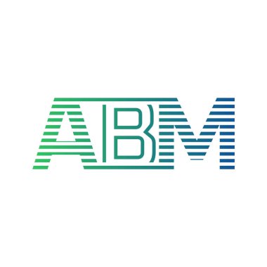 Modern ABM Logo Tasarımı. ABM Minimalist, Profesyonel ve Çok Yönlü İşletme Kimliği Simgesi
