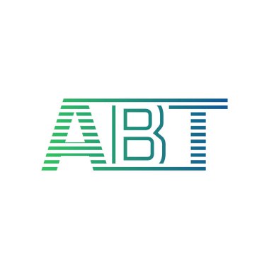 Modern ABT Logo Tasarımı. ABT Minimalist, Profesyonel ve İş Kimliği için Çok Yönlü Markalaştırma Simgesi