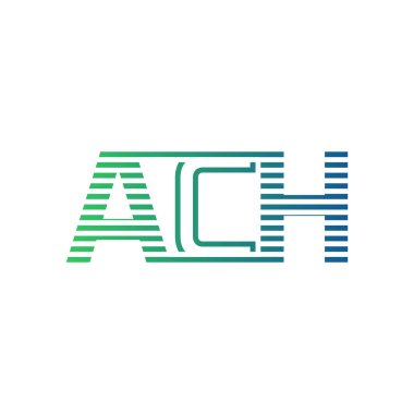 Modern ACH Logo Tasarımı. ACH Minimalist, Profesyonel ve İş Kimliği için Çok Yönlü Markalaştırma Simgesi