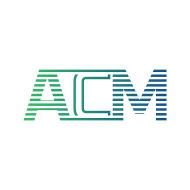 Modern ACM Logo Tasarımı. ACM Minimalist, Profesyonel ve İş Kimliği için Çok Yönlü Markalaştırma Simgesi